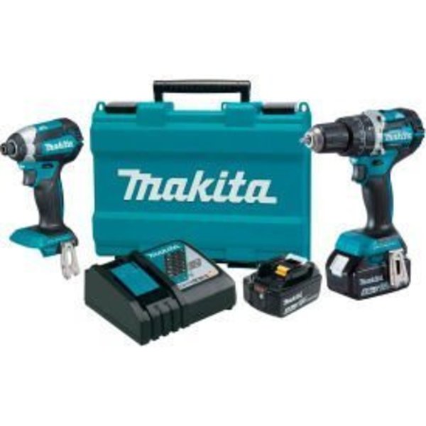 Makita Makita XT269M 18V Brushless Cordless Hammer Drill  Impact Driver Combo Kit 40Ah XT269M